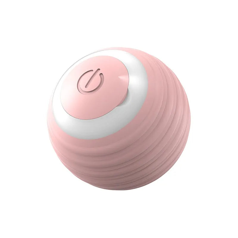 Smart Interactive Cat Toy Ball – Self-Rolling, USB Rechargeable