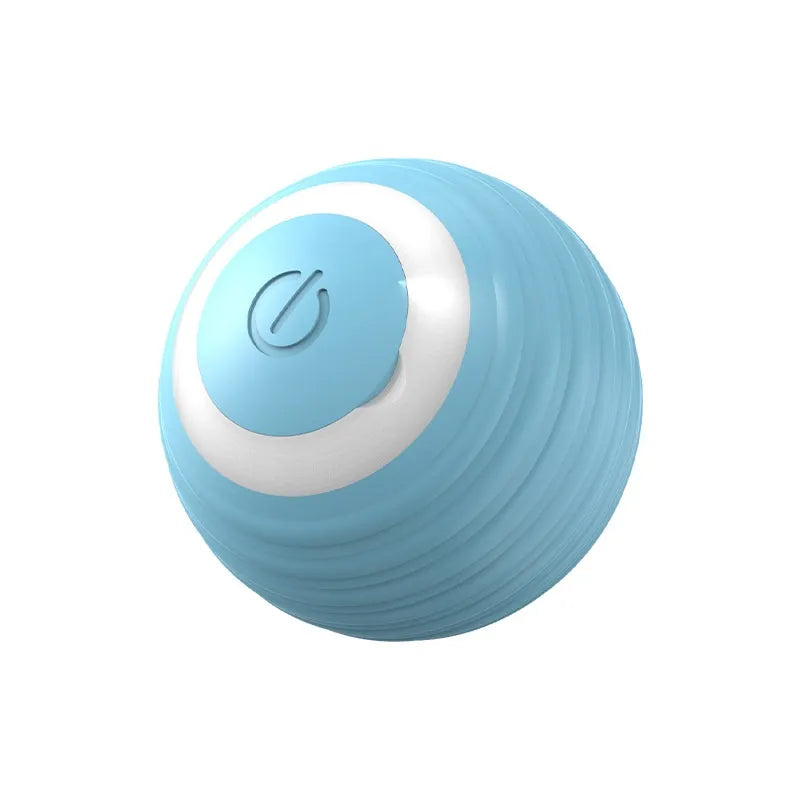 Smart Interactive Cat Toy Ball – Self-Rolling, USB Rechargeable